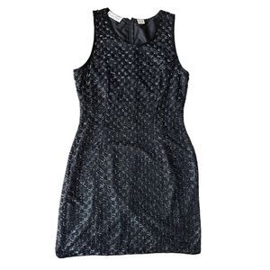 Vintage 1980’s Laurence Kazar Silk Beaded Cocktail Mini Dress